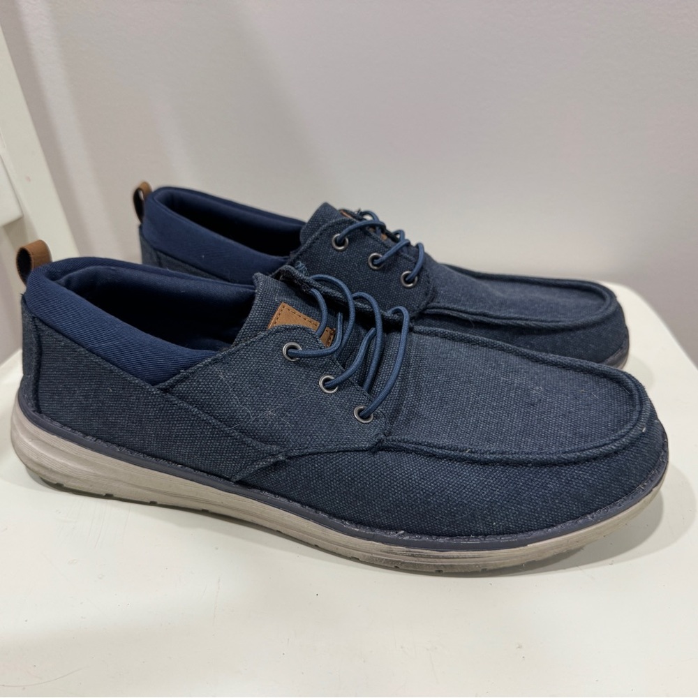 Sonoma Men's Denim Blue Boat Shoes